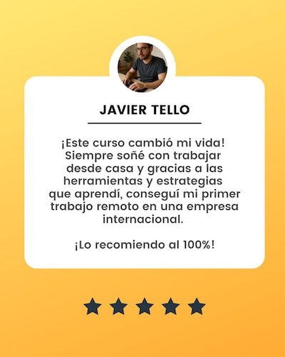 Testimonios - Trabajo Remoto - 1
